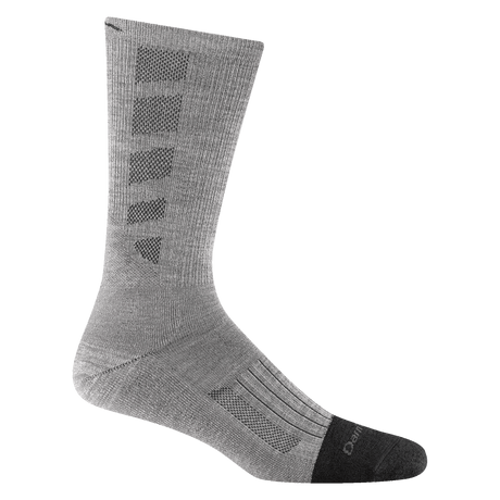 Darn Tough Mens Stanley K Boot Lightweight Work Socks  -  Medium / Ash