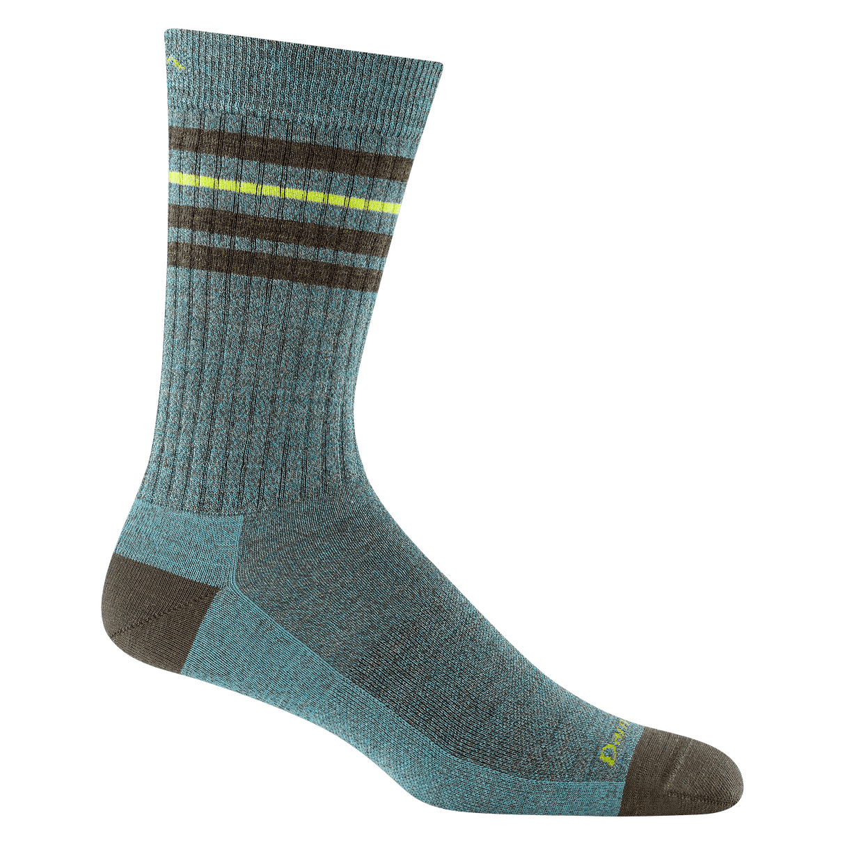 Darn Tough Mens Letterman Crew Lightweight Lifestyle Socks  -  Medium / Canopy