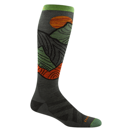 Darn Tough Mens Titan OTC Lightweight with Cushion Snow Socks  -  Medium / Forest