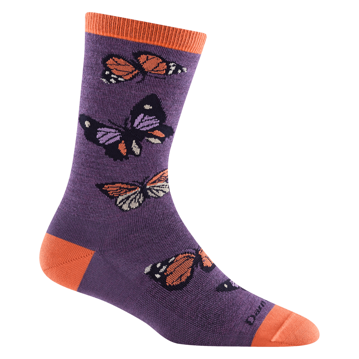 Darn Tough Womens Flutter Crew Lightweight Lifestyle Socks- Clearance  - 