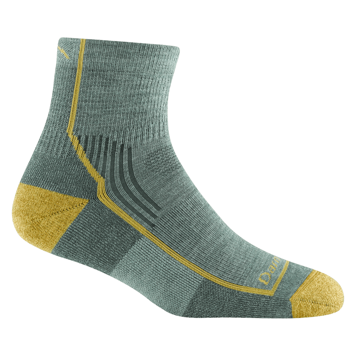 Darn Tough Womens Hiker Quarter Midweight Hiking Socks  -  Small / Sage