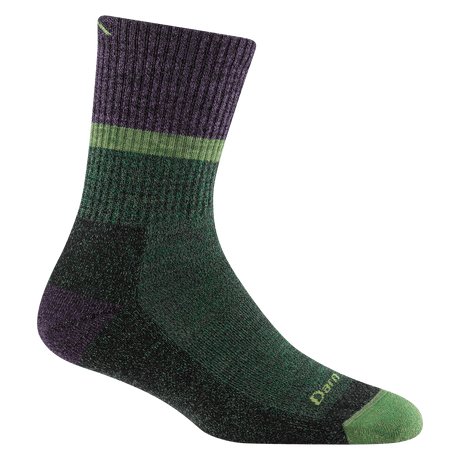 Darn Tough Womens Ranger Micro Crew Midweight Hiking Socks  -  Small / Moss