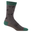 Darn Tough Mens McFly Crew Lightweight Lifestyle Socks  -  Medium / Taupe