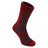 Wrightsock Double-Layer Merino Coolmesh II Crew Socks  -  Small / Gray/Fire