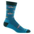 Darn Tough Mens Spey Fly Crew Lightweight Lifestyle Socks  -  Medium / Cascade