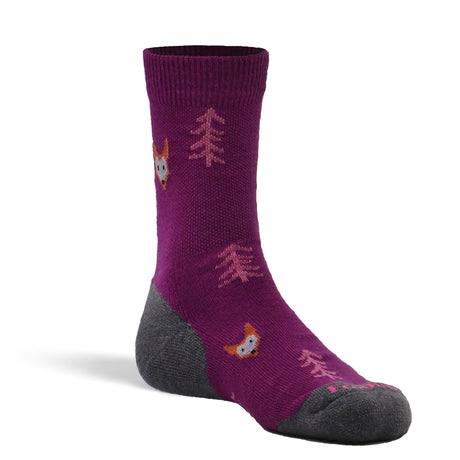 Fox River Kids Robin Hood Lightweight Crew Socks  -  Small / Berry