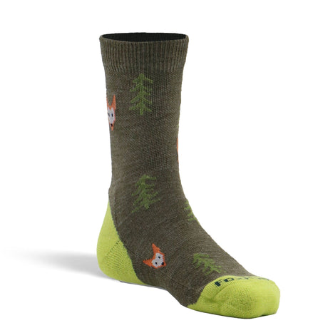 Fox River Kids Robin Hood Lightweight Crew Socks  -  Small / Moss