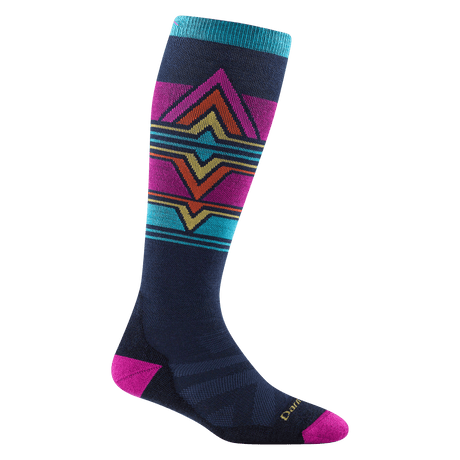 Darn Tough Womens Echo OTC Midweight with Cushion Snow Socks  -  Small / Eclipse