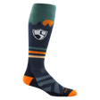 Darn Tough Mens High Fives Over-The-Calf Midweight Ski & Snowboard Socks  -  X-Small / Eclipse