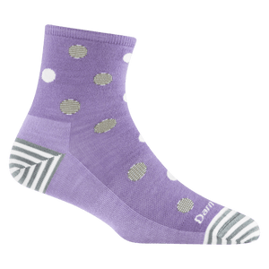 Darn Tough Womens Dottie Shorty Lightweight Lifestyle Socks  -  Small / Lavender