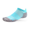 Swiftwick Maxus Zero No Show Tab Socks  -  Small / Blue Wave