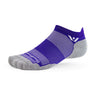 Swiftwick Maxus Zero No Show Tab Socks  -  Small / Violet Charge