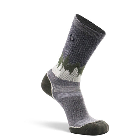 Fox River Decorah Midium Weight Crew Hiking Socks  -  Medium / Gray/Black