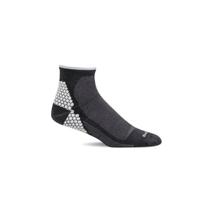 Sockwell Mens Plantar Sport Micro Socks  -  Medium/Large / Black