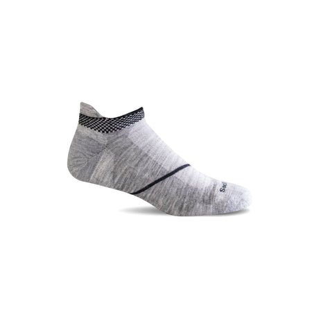 Sockwell Mens Pulse Firm Compression Micro Socks  -  Medium/Large / Light Gray