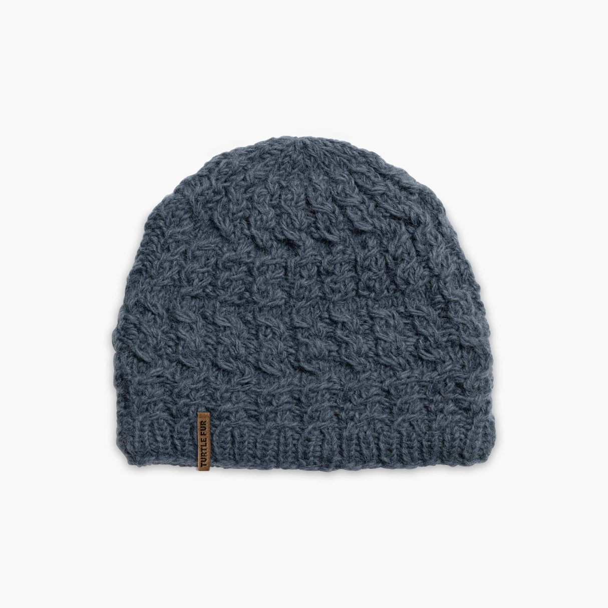 Turtle Fur Mika Wool Beanie  -  One Size Fits Most / Denim