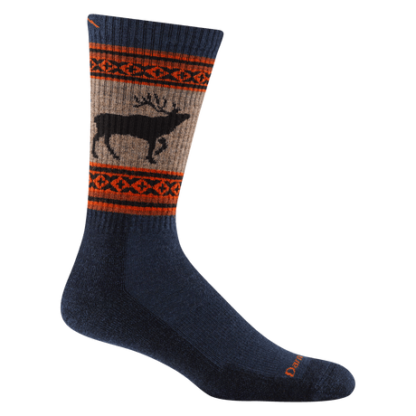 Darn Tough Mens VanGrizzle Boot Midweight Hiking Socks  -  Medium / Eclipse