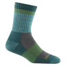 Darn Tough Womens Heady Betty Micro Crew Lightweight with Cushion Hiking Socks  -  Small / Aqua