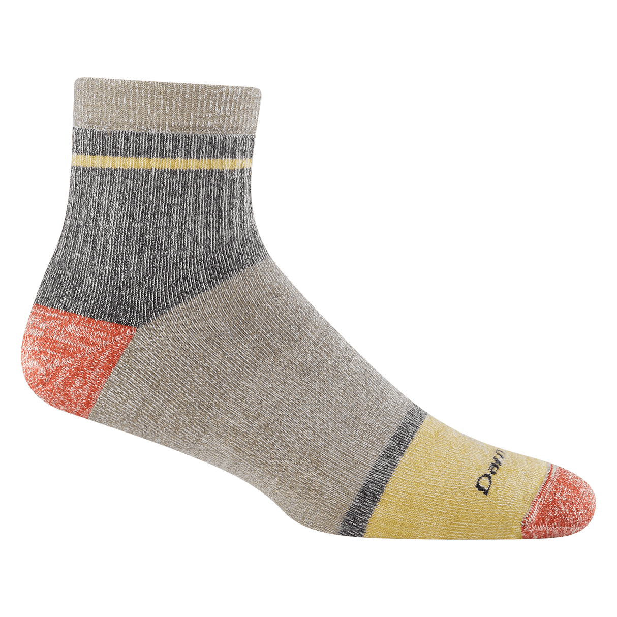 Darn Tough Mens Home Base Shorty Heavyweight with Full Cushion Lifestyle Socks  -  Medium / Rye