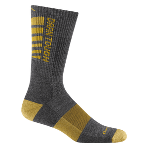 Darn Tough Mens Backbone Boot Midweight Work Socks  -  Medium / Gray