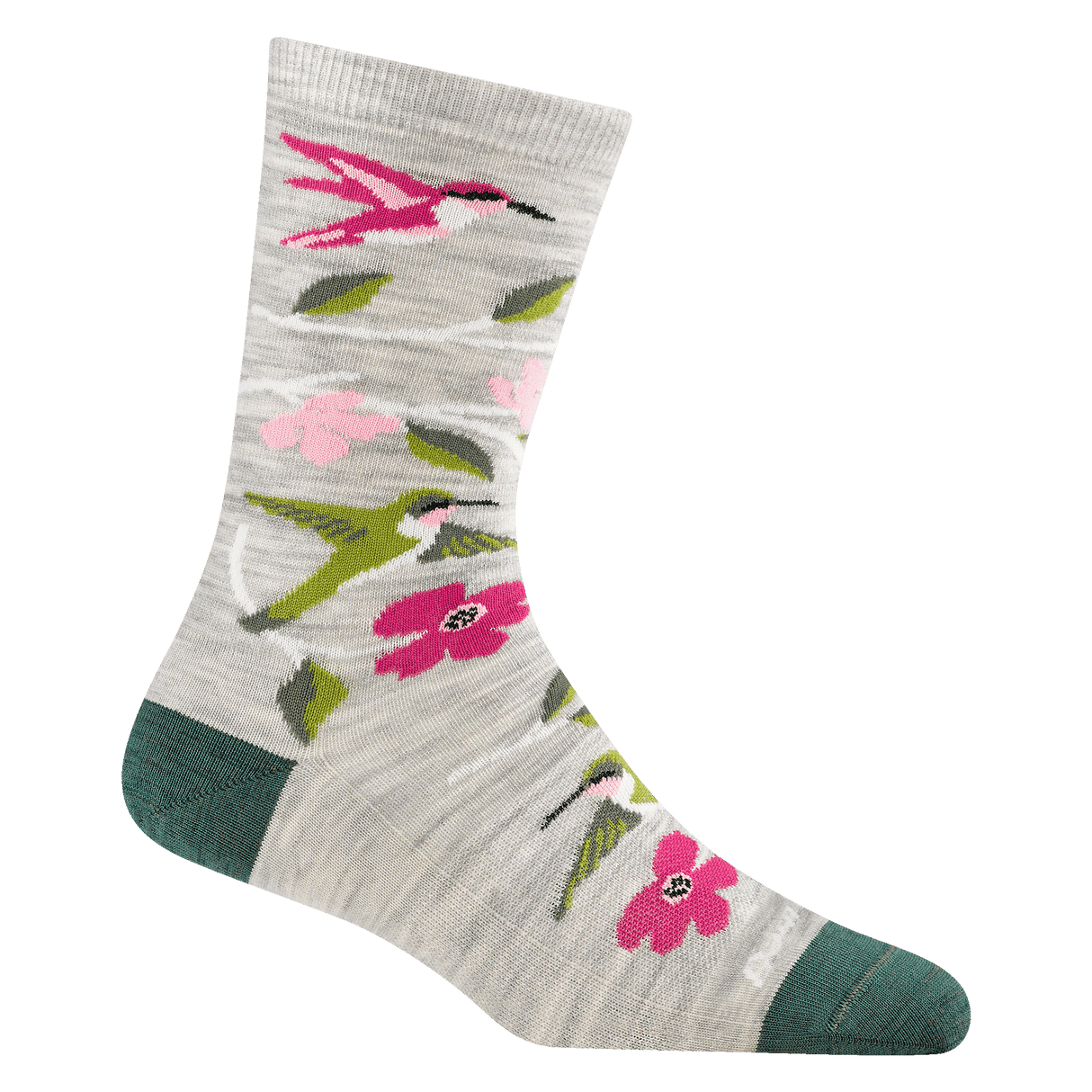 Darn Tough Womens Birds of a Feather Crew Lightweight Socks  - 