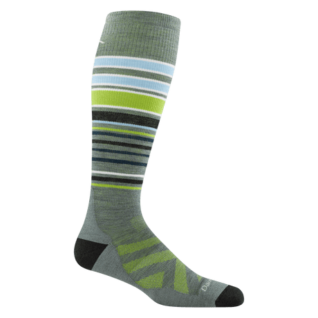 Darn Tough Mens Snowpack Over-The-Calf Midweight Ski & Snowboard Socks  -  Medium / Seafoam