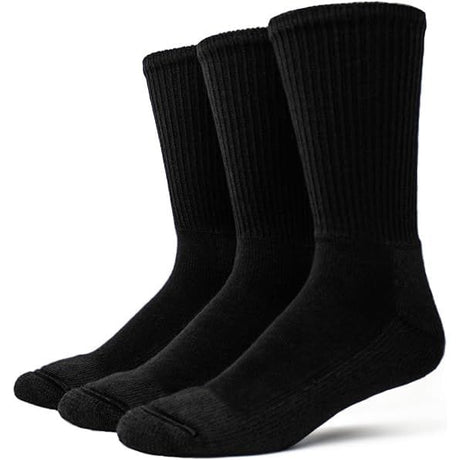 Wigwam At Work Steel Toe Heavyweight 3-Pack Socks  -  Medium / Black