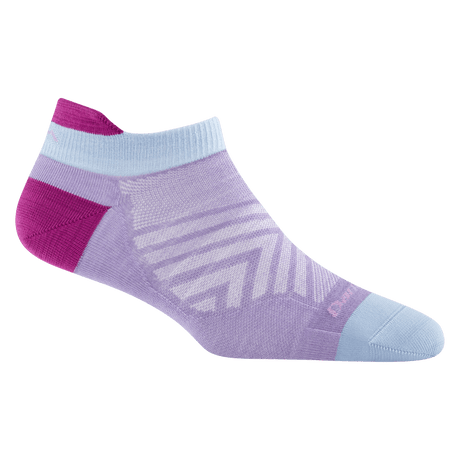 Darn Tough Womens Run No Show Tab No Cushion Ultra-Lightweight Running Socks  -  Small / Lavender