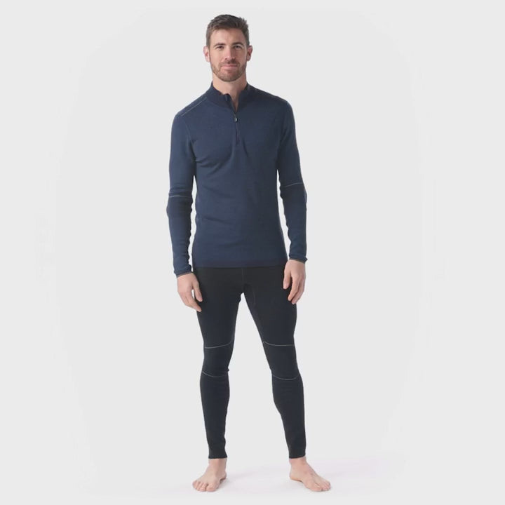 Smartwool Mens Intraknit Thermal Max Merino Base Layer 1/4 Zip