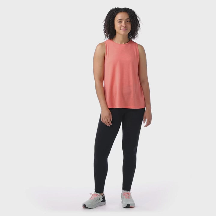 Smartwool Womens Active Mesh High Neck Tank - Coral Reef
Fit Video