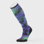 Smartwool Womens Ski Electric Lotus Print OTC Socks