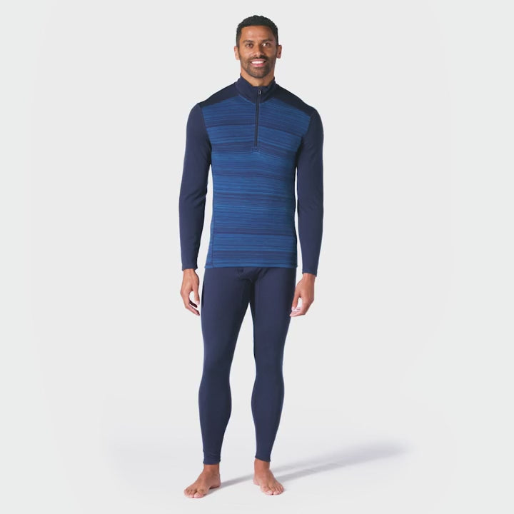 Smartwool Mens Classic Thermal Merino Base Layer 1/4 Zip