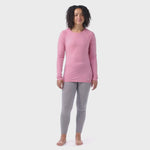 Smartwool Womens Classic All-Season Merino Base Layer Long-Sleeve - Faded Rose
Fit Video