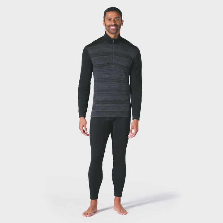 Smartwool Mens Classic Thermal Merino Base Layer 1/4 Zip