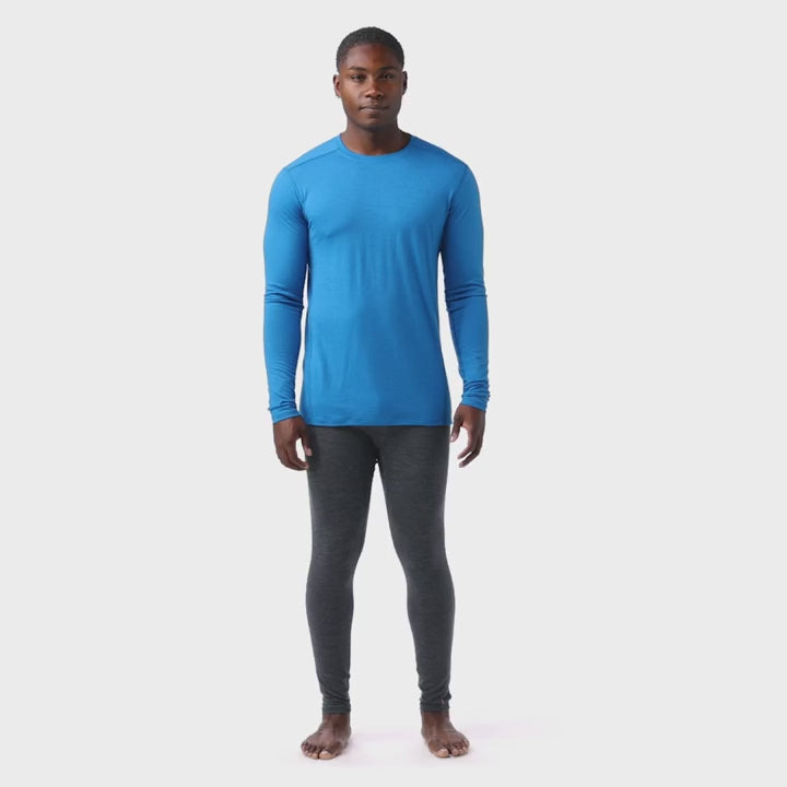 Smartwool Mens Classic All-Season Merino Base Layer Long-Sleeve - Nival Blue
Fit video