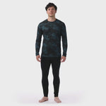 Smartwool Mens Classic All-Season Merino Base Layer Long-Sleeve - Twilight Blue Mountain
Fit video