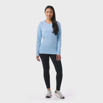 Smartwool Womens Classic All-Season Merino Base Layer Long-Sleeve - Serene Blue
Fit Video