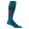 Darn Tough Mens Pennant RFL Over-the-Calf Ultra-Lightweight Ski & Snowboard Socks  -  Medium / Cascade