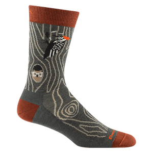 Darn Tough Mens Woody Crew Lightweight Lifestyle Socks  -  Medium / Forest