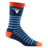 Darn Tough Mens Animal Haus Crew Lightweight Lifestyle Socks - Clearance  -  Medium / Deep Water