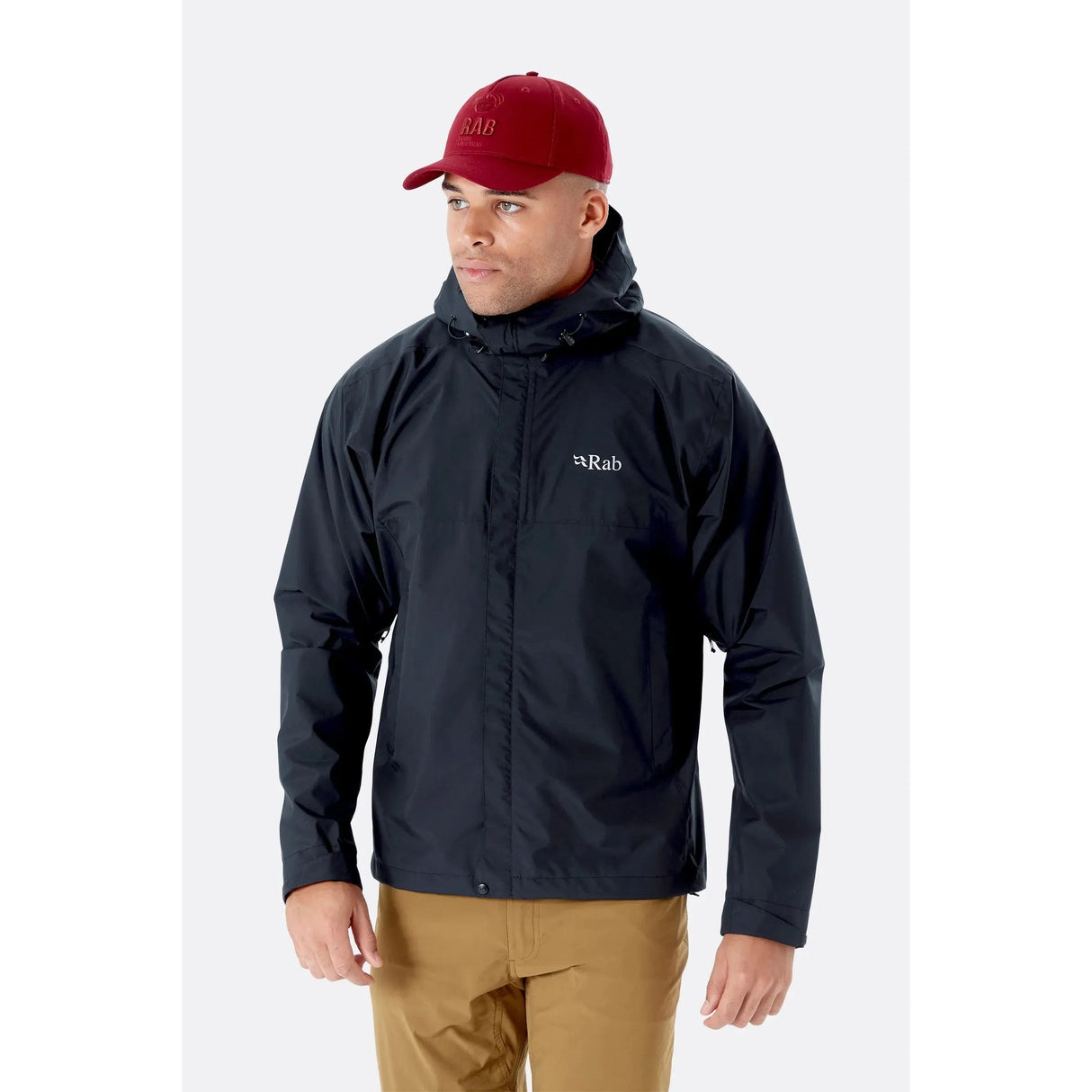 Rab Downpour Eco Jacket Mens  -  X-Small / Black