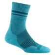 Darn Tough Womens Element Micro Crew Lightweight Running Socks  -  Small / Cyan