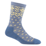 Darn Tough Womens Shetland Crew Lightweight Lifestyle Socks  -  Small / Light Denim