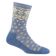 Darn Tough Womens Shetland Crew Lightweight Lifestyle Socks  -  Small / Light Denim