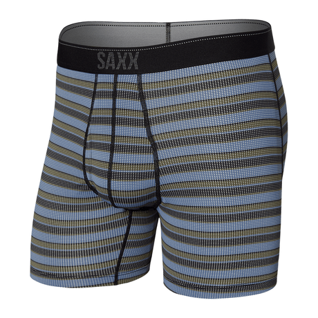 SAXX Mens Quest 2.0 Boxer Fly  -  X-Small / Solar Stripe Twilight