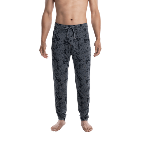 SAXX Mens Snooze Pants  -  Small / Wild Slapshot-Graphite