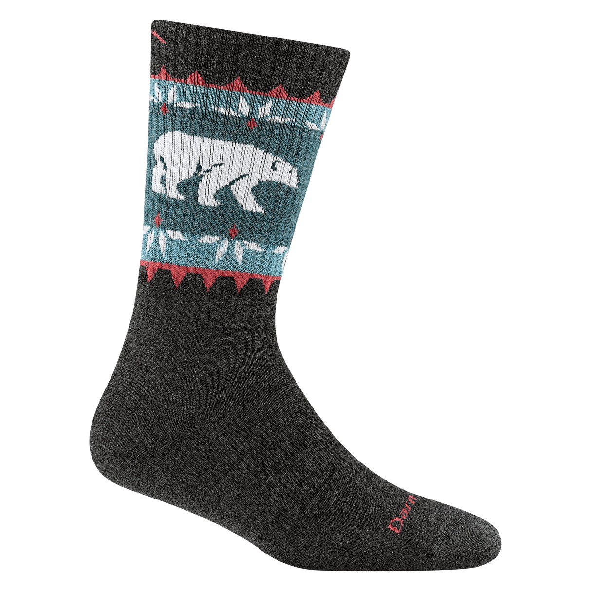 Darn Tough Womens Vanna Grizzle Boot Midweight Hiking Socks  -  Small / Charcoal