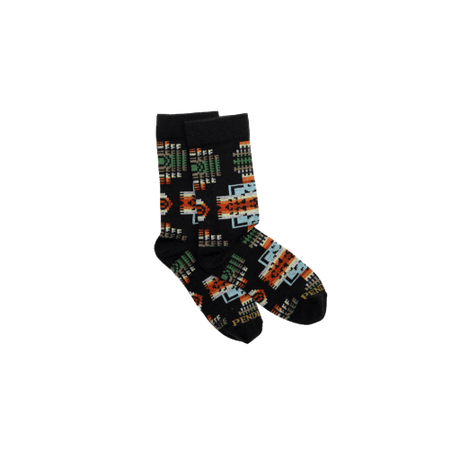 Pendleton Kids Chief Joseph Crew Socks  -  Small / Black