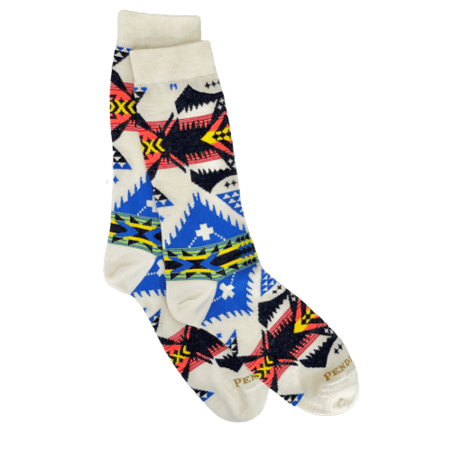 Pendleton Nehalem Crew Socks  -  Medium / Ivory