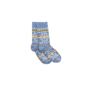 Pendleton Kids Harding Crew Socks  -  Small / Blue